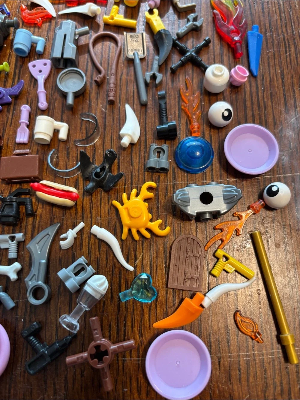 Lego weapon mini figure accessories